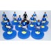 Subbuteo Andrew Table Soccer Schalke 04 2018-19 on Classic Hasbro Bases